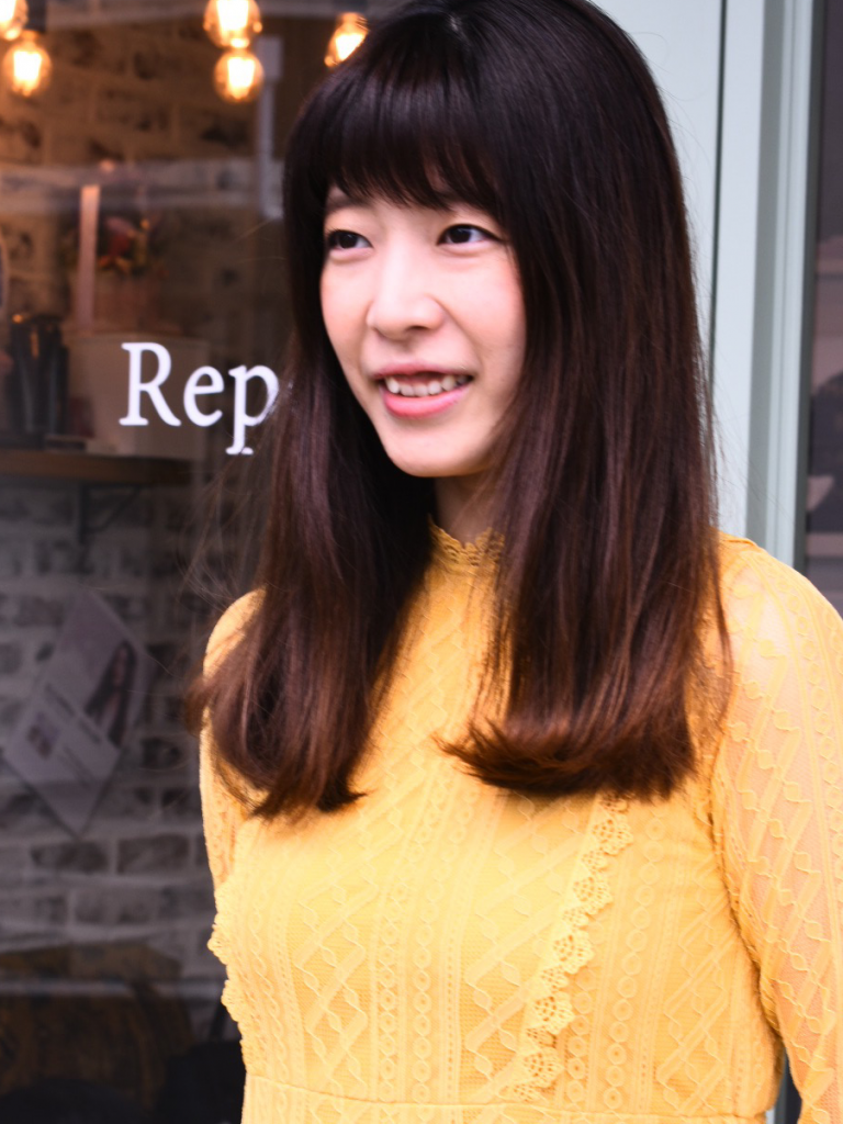 東大宮にあるカットが人気の美容室・美容院「Repos ルポ 東大宮」のヘアスタイル「バング」の拡大画像